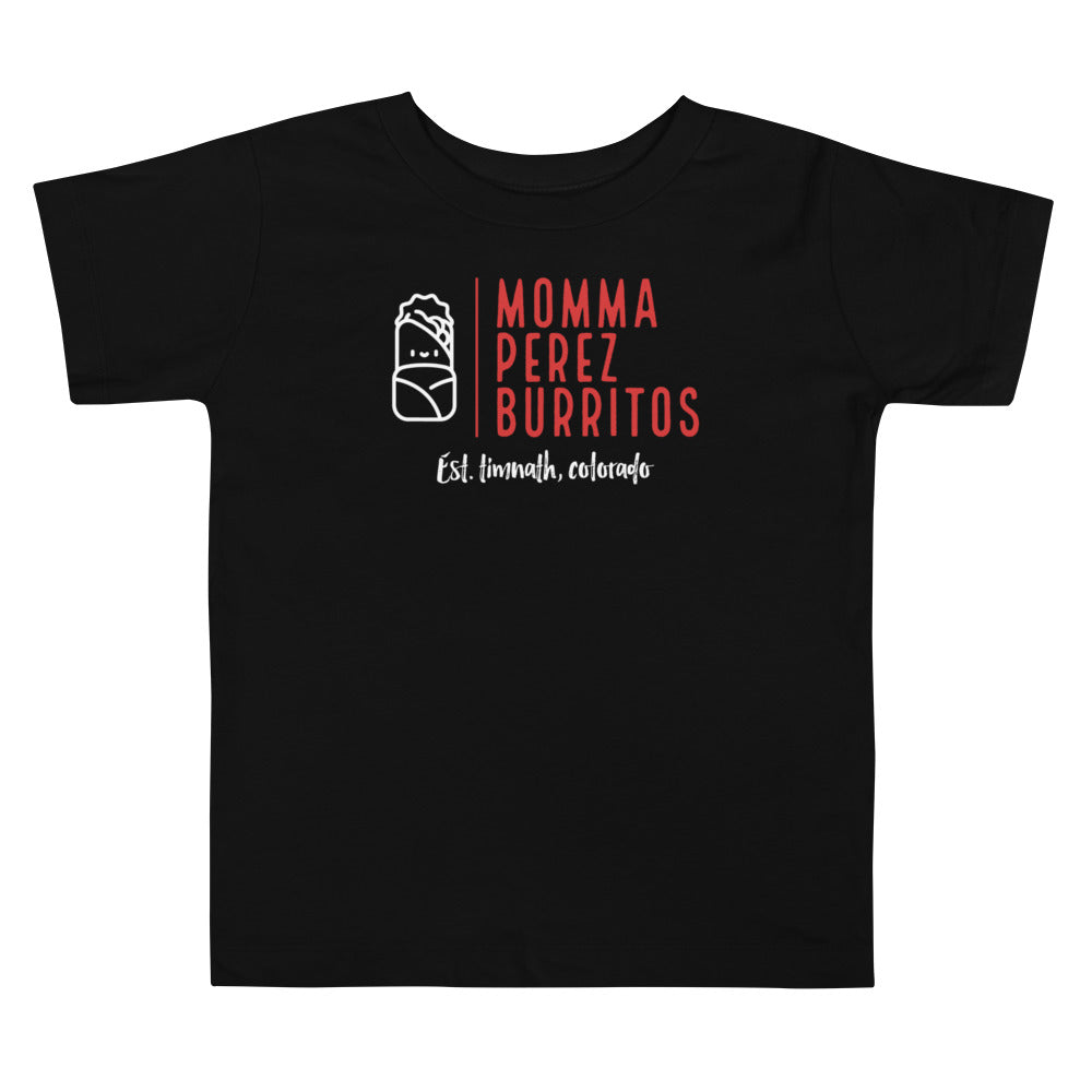Momma Perez Burrito's Toddler Short Sleeve Tee