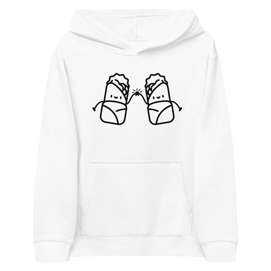 High Fiving Burrito's Kids fleece hoodie